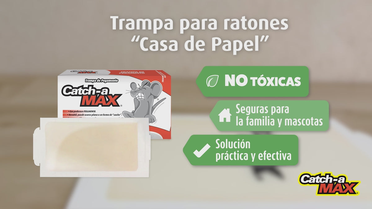 Trampas para ratones “Casa de Papel” - Catch-a MAX