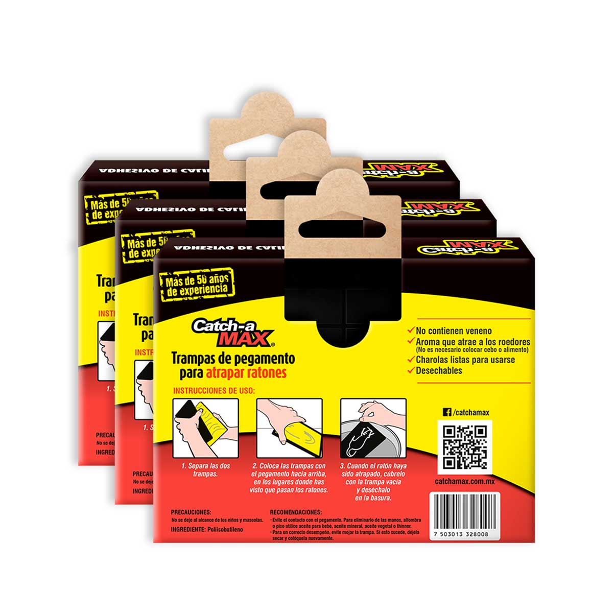 Trampas para rata TriPack - Catch-a MAX