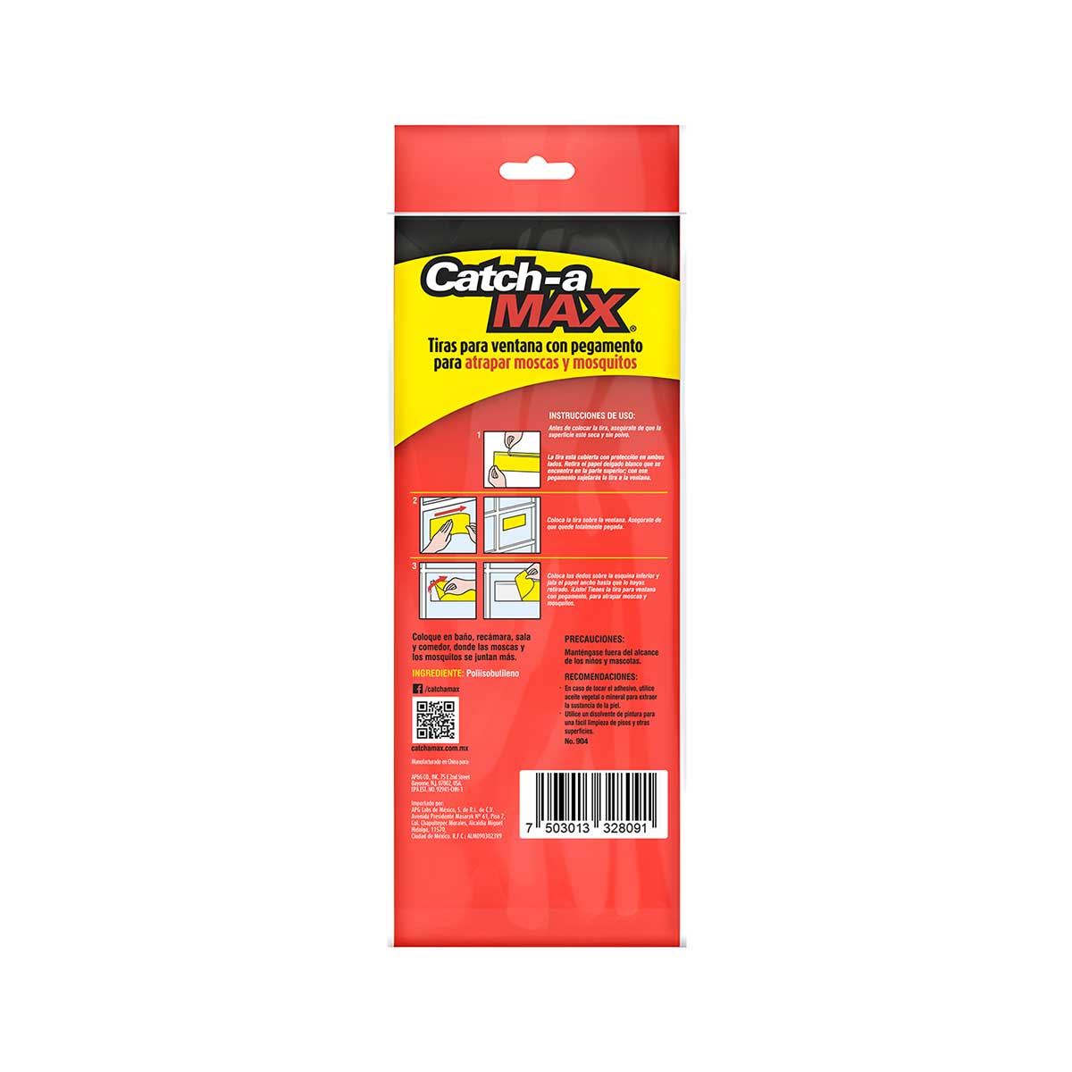 Trampas de tira para ventana atrapa moscas y mosquitos - Catch-a MAX